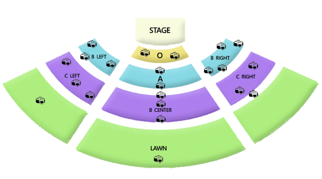 Nissan pavillion interactive seating #3